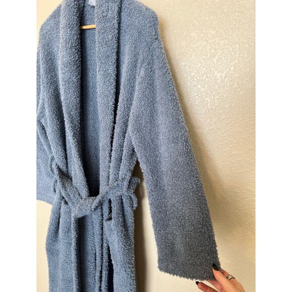 Barefoot Dreams CozyChic Robe size 2 Moonbeam Blue Comfy Cozy - Picture 4 of 7